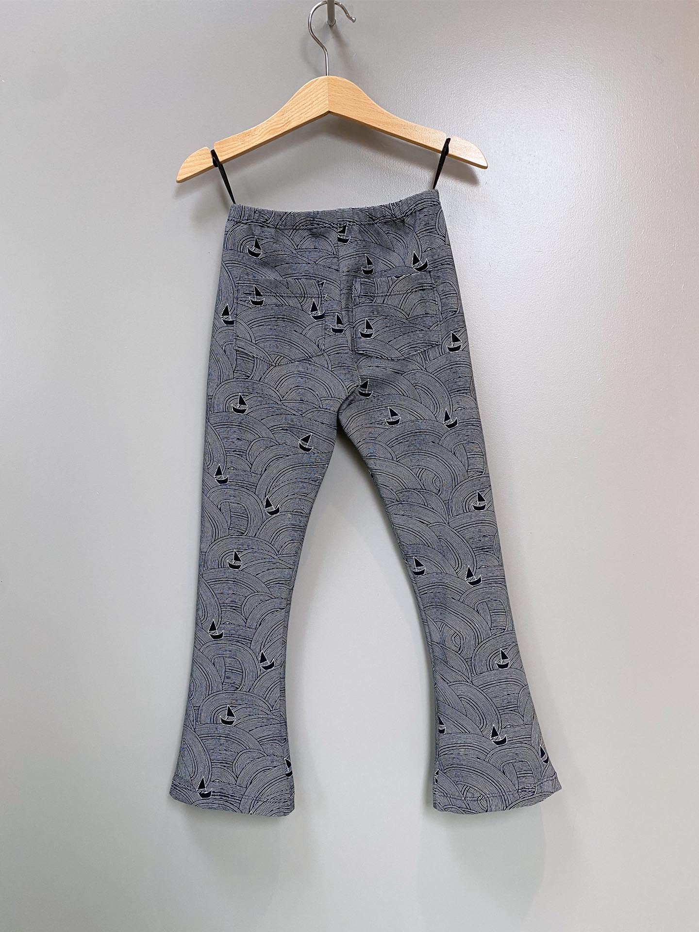 Shiloh Dress, flared trousers and t-shirt