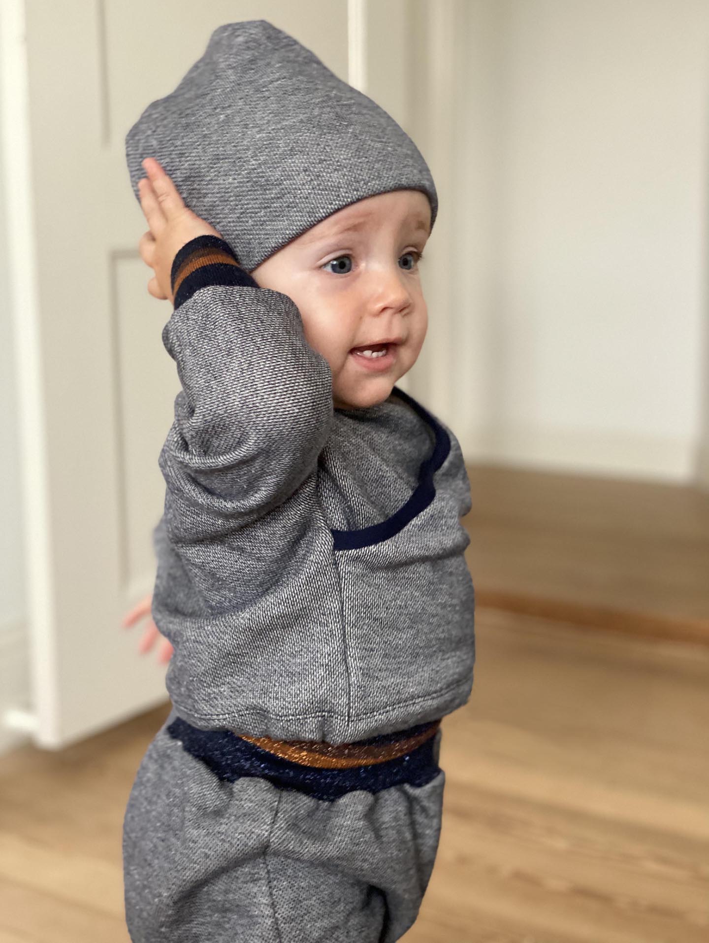 Baggy sweatshirt set